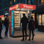 Quand la technologie réinvente la livraison : le mystère des distributeurs de pizza